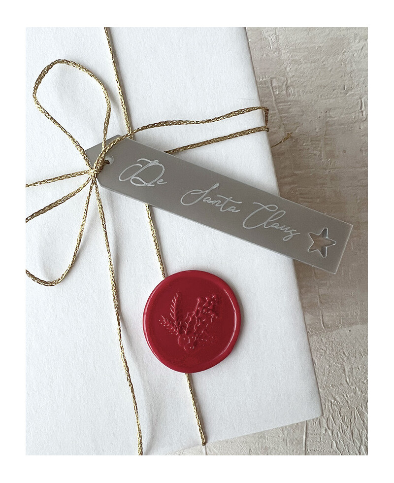 Tag para decoração de presente de Natal