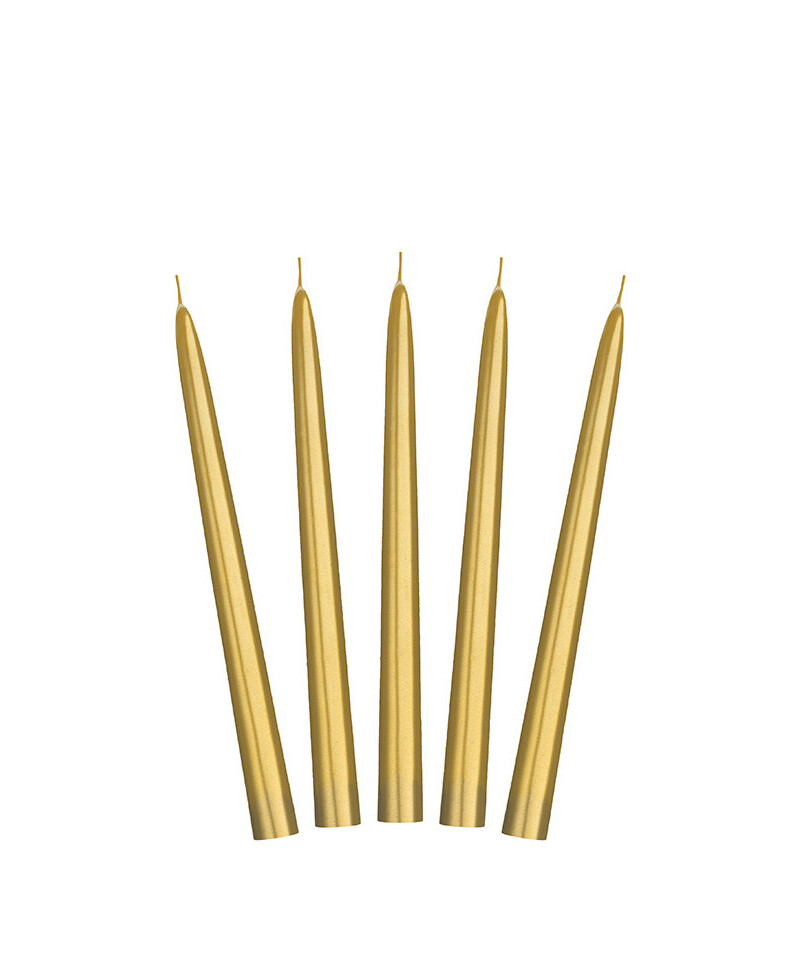 Gold Elongated Candles| Buy Online