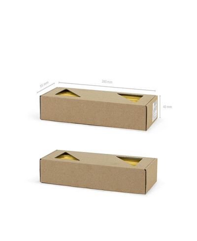 Set of long gold candles