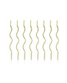 Golden Wavy Candles