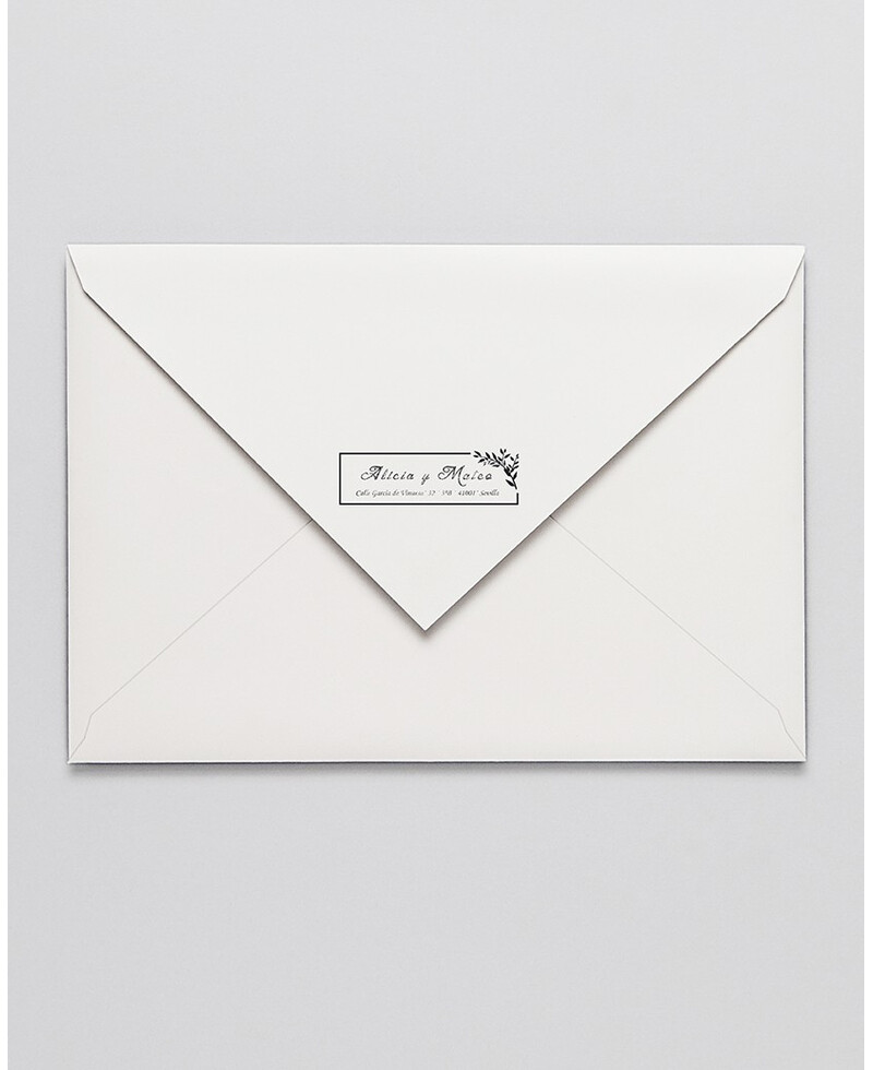 Rubber postage stamps with laurels