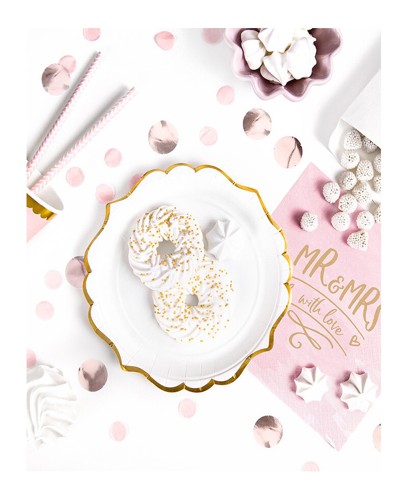 Piatto di carta d'oro Piatto di carta d'oro