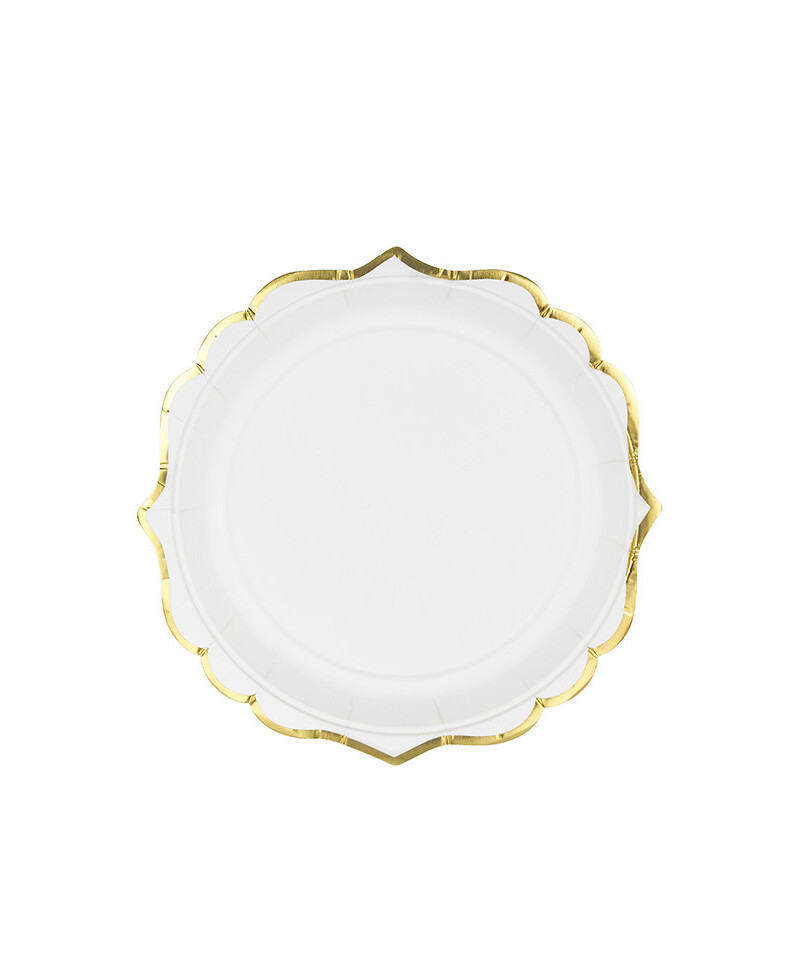 Gold edge paper plate Gold edge paper plate