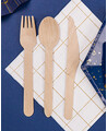 Posate in legno per feste
