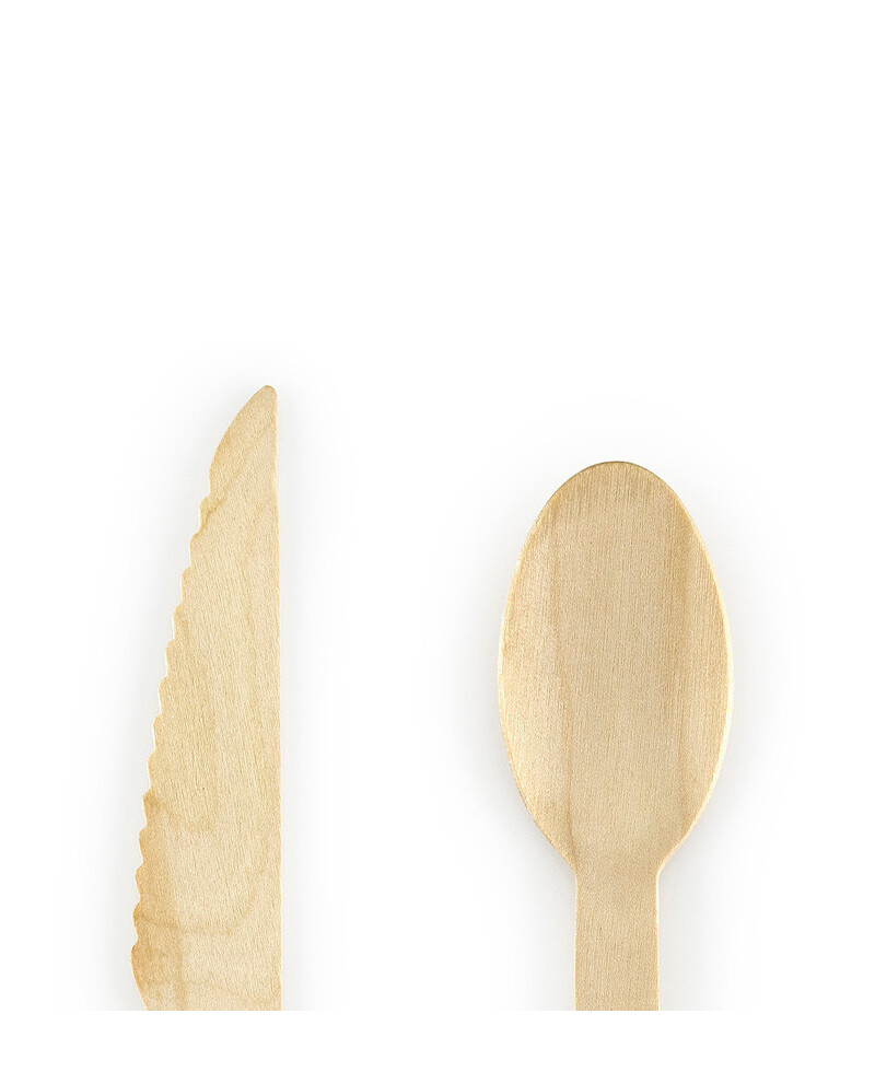 Holzmesser und Löffel Holzmesser und Löffel