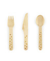 Gold Star Holzbesteck