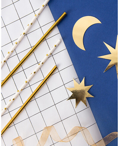 Pailles en papier pour événements