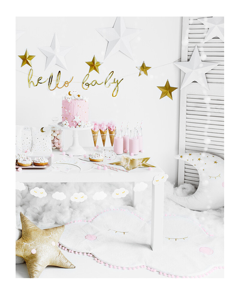 Pajitas de papel con estrellas doradas para bebidas Pajitas de papel con estrellas doradas para bebidas