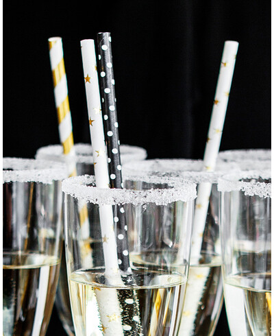 Party-Strohhalme aus Papier