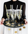 Originelle Papierstrohhalme für Partys