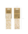 Goldene und rosa Papierstrohhalme