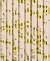 Cannucce di carta oro rosa