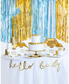 Paper cup with gold rim