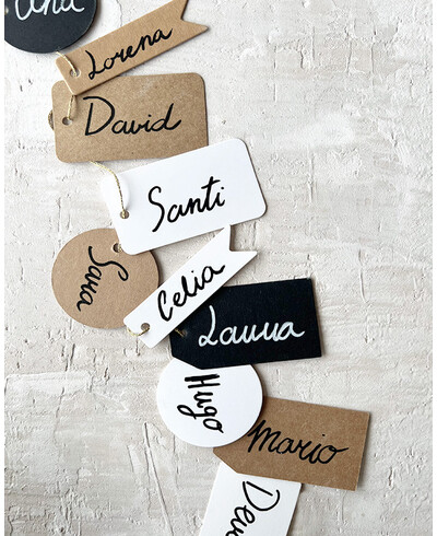 Etiquetas de papel