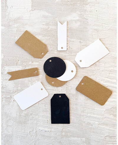 Etiquetas de papel kraft para personalizar