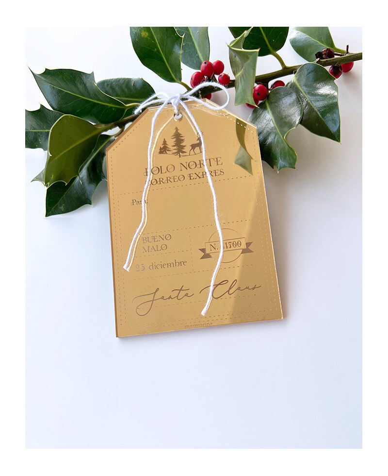 Etiqueta personalizada de Papai Noel Etiqueta personalizada de Papai Noel