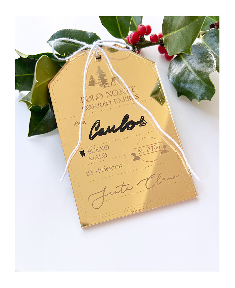 Etiqueta de Papai Noel para Decoração de Presentes Etiqueta de Papai Noel para Decoração de Presentes