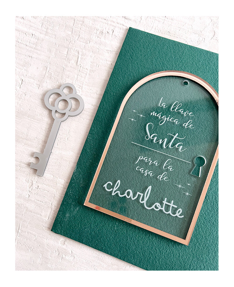 Chiave magica personalizzata di Babbo Natale Chiave magica personalizzata di Babbo Natale