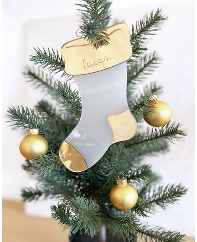 Weihnachtsschmuck personalisierte Socke