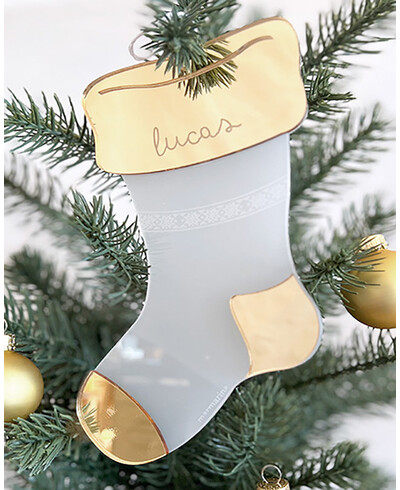 Meia de Natal personalizada