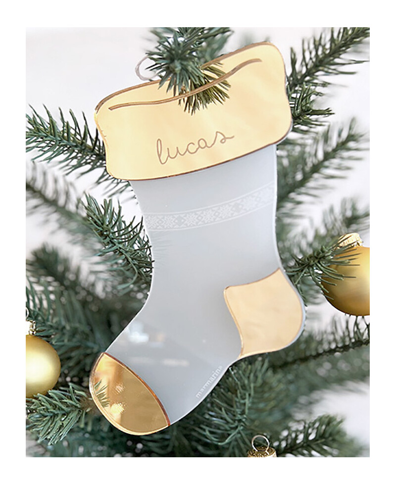 Personalisierte Weihnachtssocke Personalisierte Weihnachtssocke