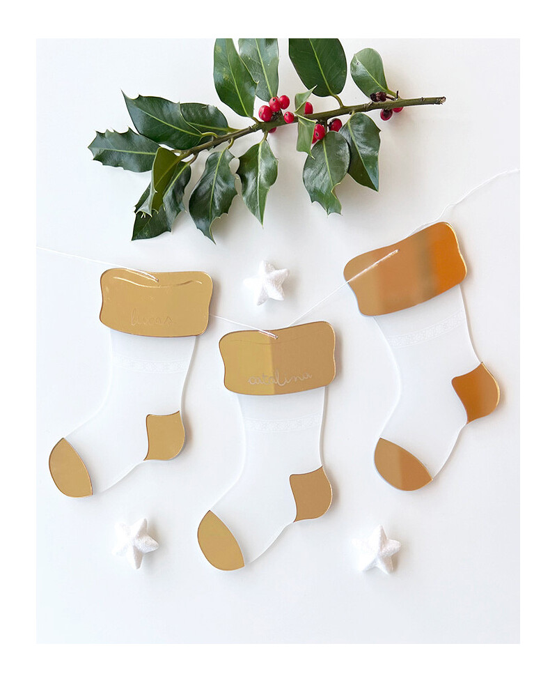 Meias para decoração de Natal Meias para decoração de Natal