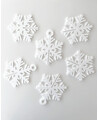 Weihnachtskugeln Schneeflocken