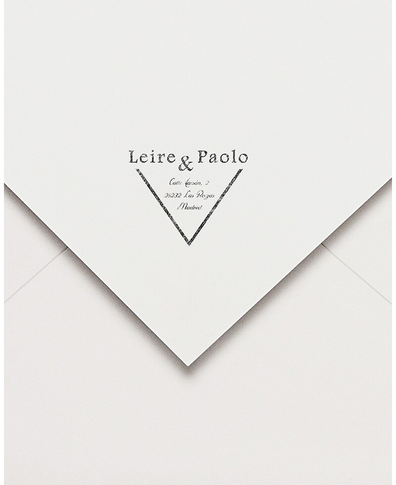 Rubber Triangle Stamps