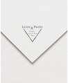 Gummi Dreieck Stempel