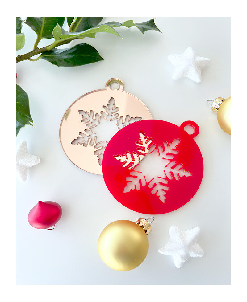 Bolas de neve para árvore de Natal floco de neve Bolas de neve para árvore de Natal floco de neve