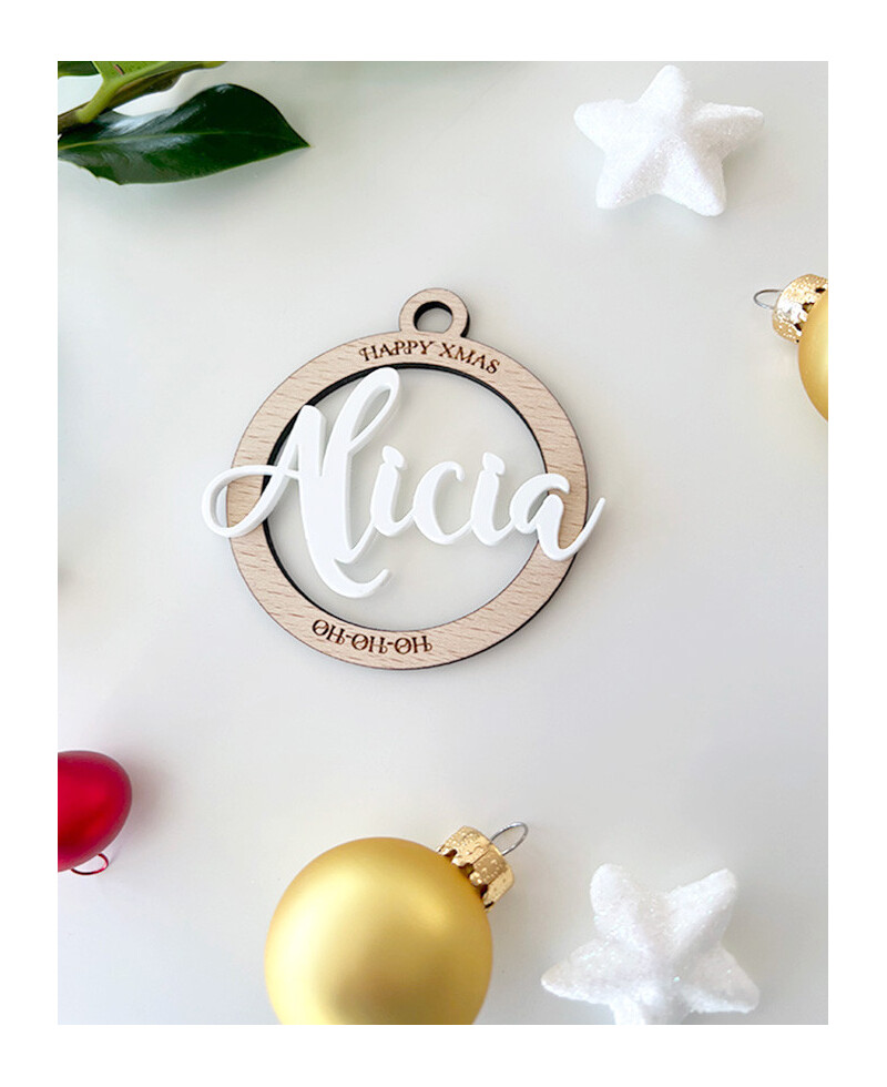 Original Christmas ball with personalized name Original Christmas ball with personalized name