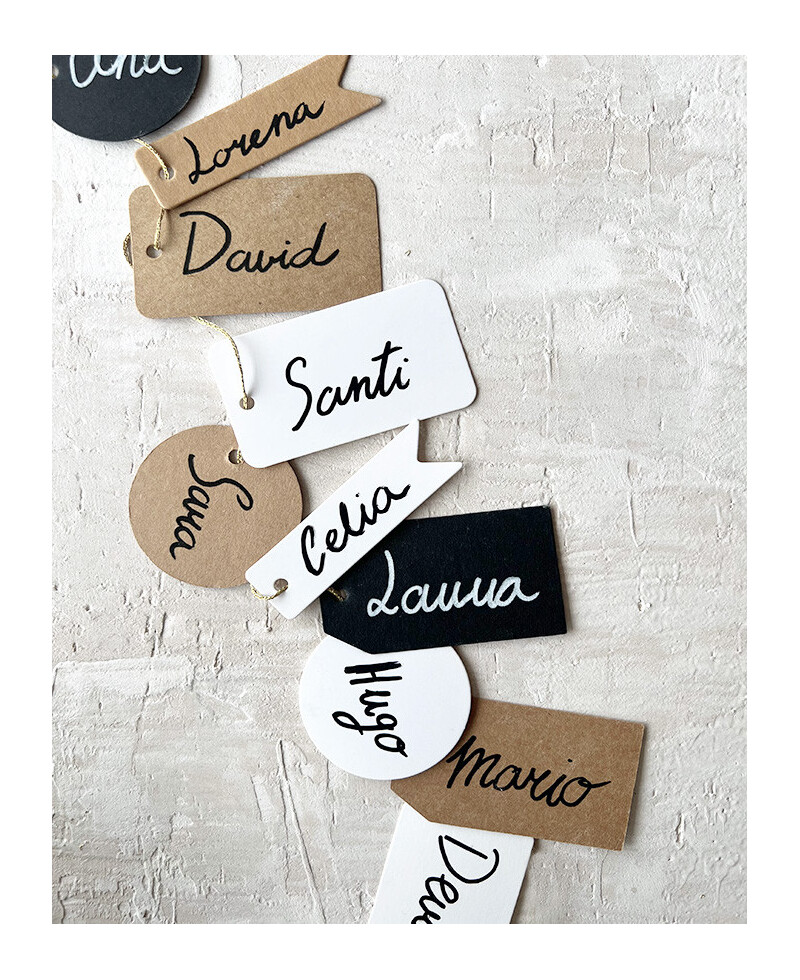Geschenkanhänger aus Papier Geschenkanhänger aus Papier