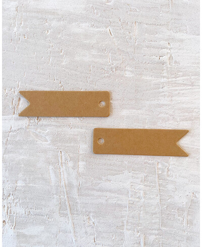 Thin kraft labels