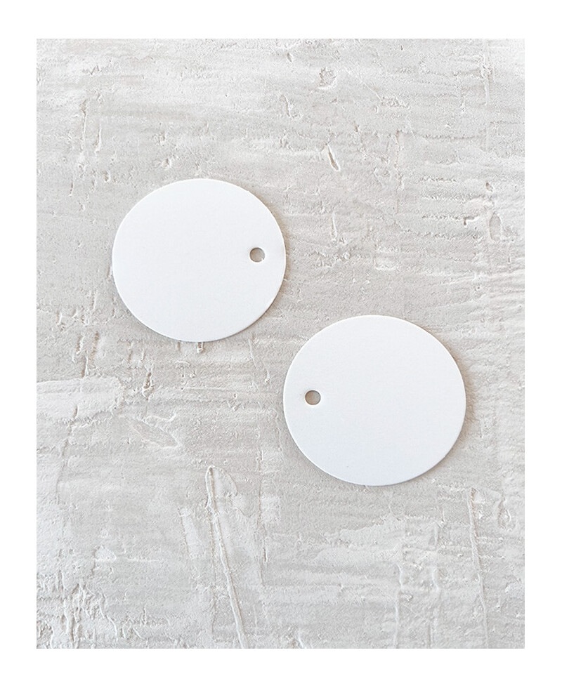 Round white paper labels Round white paper labels