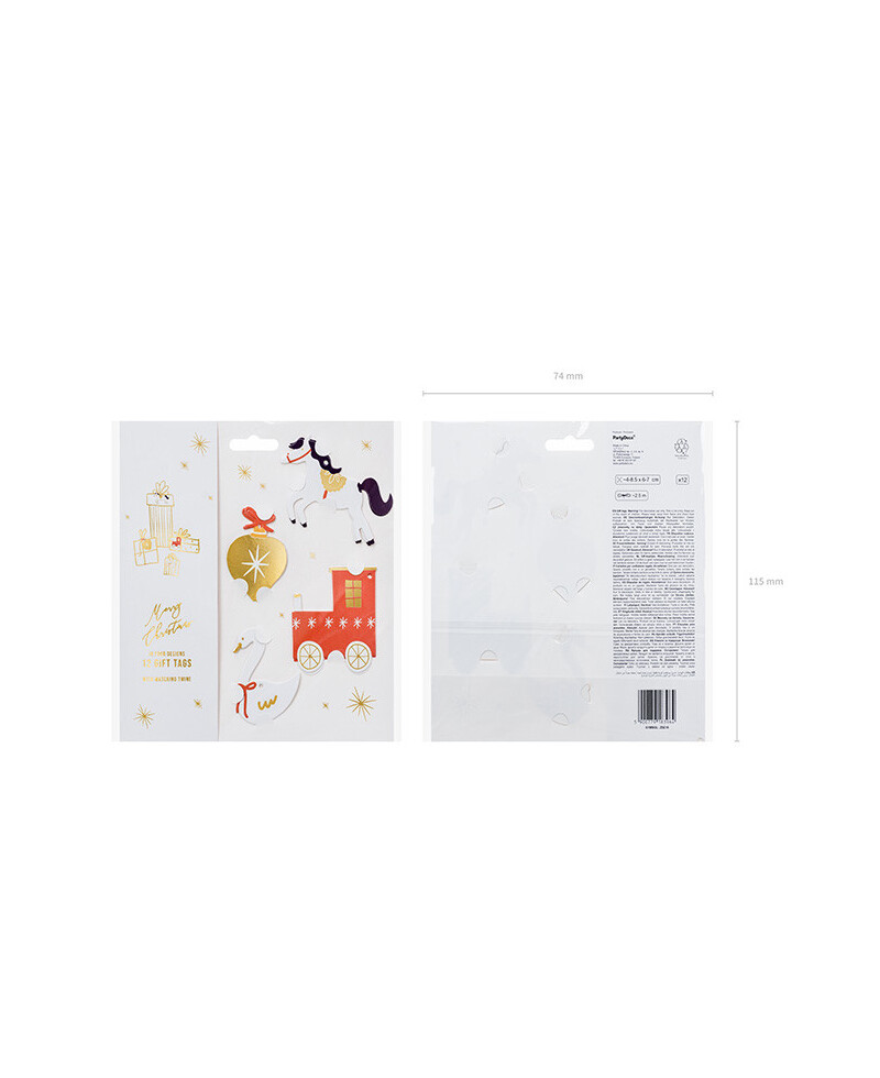 Weihnachtsetiketten zum Verzieren von Geschenken Weihnachtsetiketten zum Verzieren von Geschenken