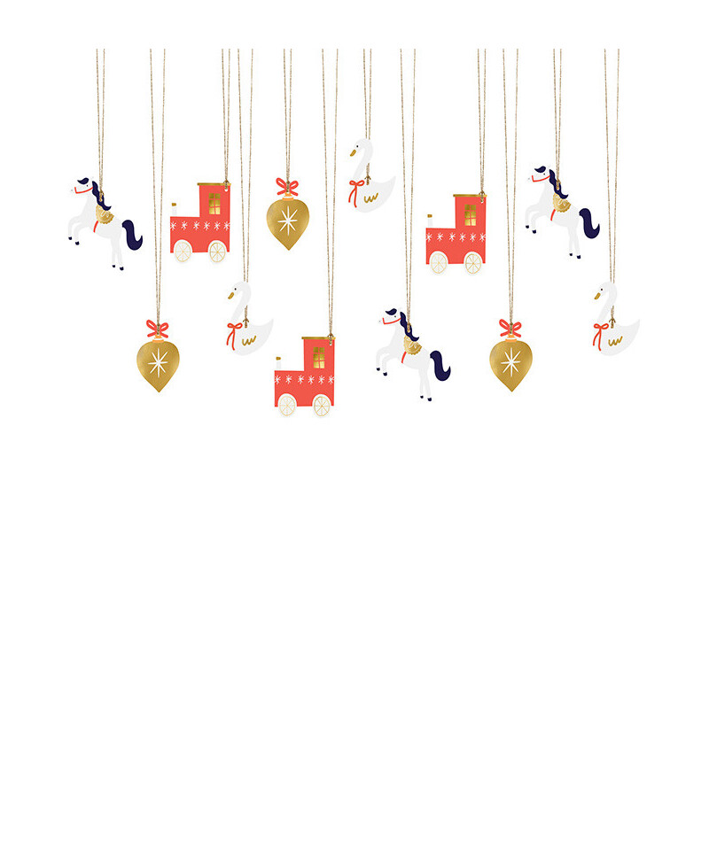 Weihnachtsetiketten Bähnchen Weihnachtsetiketten Bähnchen
