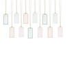Assorted colored labels to indicate gift names