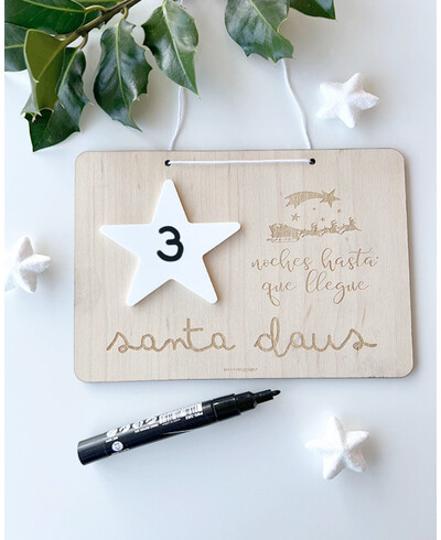 Weihnachten Countdown Poster