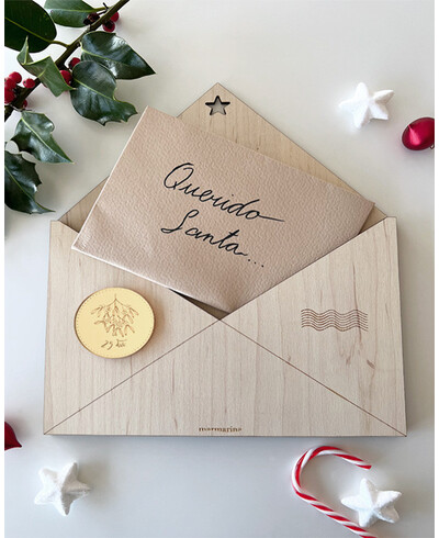Buzón para entregar carta a Papá Noel