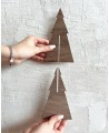 Albero di Natale in legno assemblato