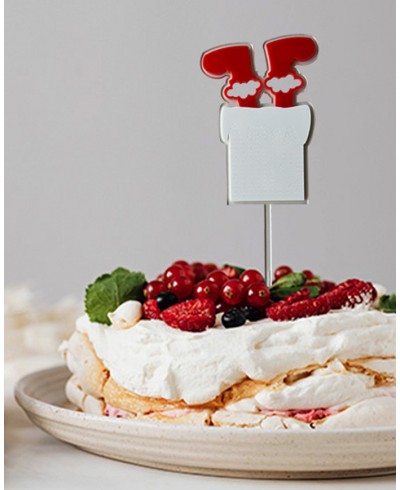 Chaminé de topo de bolo de Papai Noel