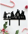 Décoration de gâteau maison de Noël