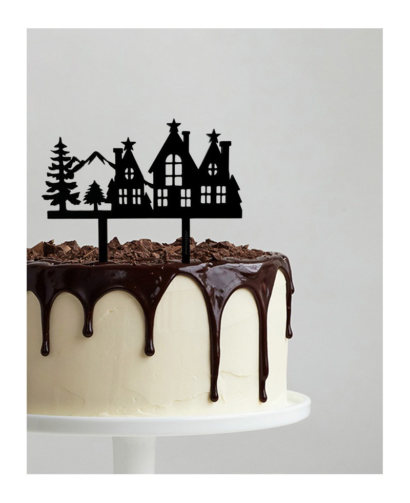 Gâteau de village de Noël Gâteau de village de Noël