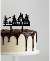Gâteau de village de Noël