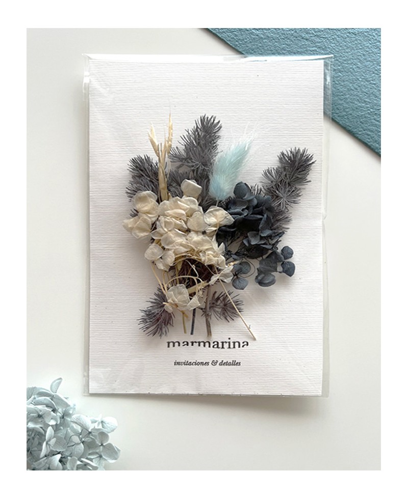 Ensemble de décor de corsages bleutés Ensemble de décor de corsages bleutés