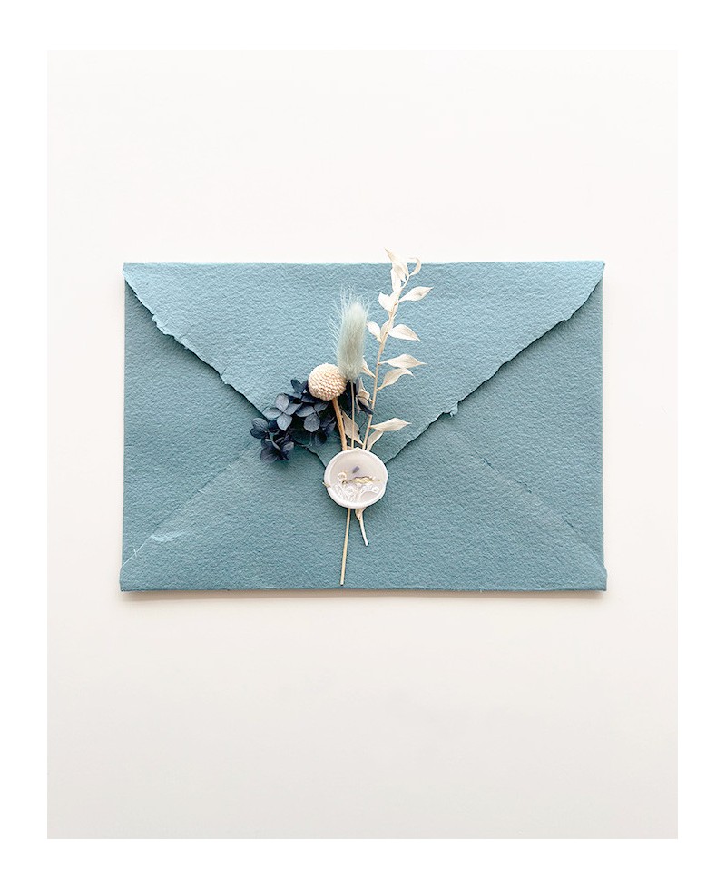 Sealing wax seals decorated with dried flowers Sealing wax seals decorated with dried flowers