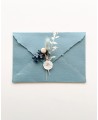 Sealing wax seals decorated with dried flowers
