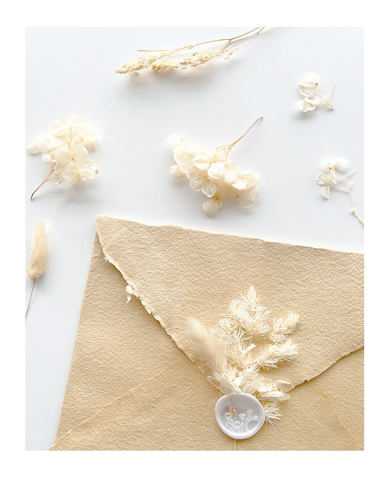 Buquês de flores para decorar envelopes e selar selos de cera Buquês de flores para decorar envelopes e selar selos de cera