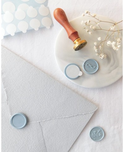 Scellés adhésifs pour invitations de mariage