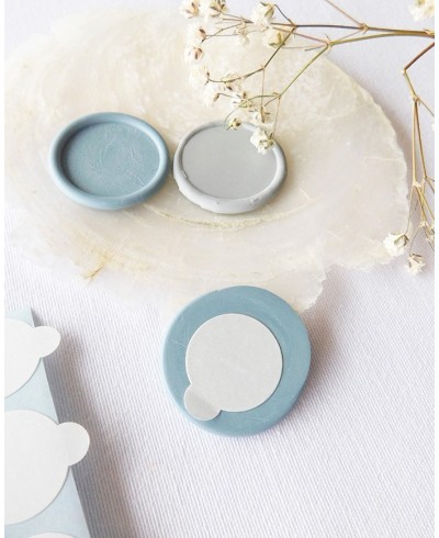 Removable stickers for sealing wax seals